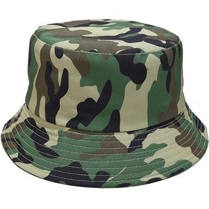 Men’s GREEN CAMOUFLAGE bucket hat *NWT*